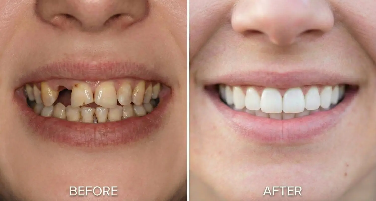 Before and After Smile